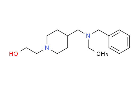 CAS No. 1353983-46-6, 2-(4-((Benzyl(ethyl)amino)methyl)piperidin-1-yl)ethanol