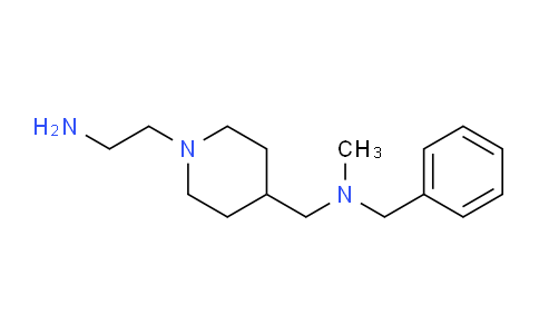 CAS No. 1353984-76-5, 2-(4-((Benzyl(methyl)amino)methyl)piperidin-1-yl)ethanamine