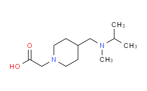 CAS No. 1353966-48-9, 2-(4-((Isopropyl(methyl)amino)methyl)piperidin-1-yl)acetic acid