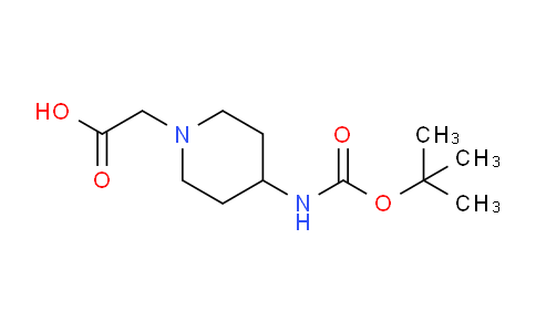 CAS No. 299203-94-4, 2-(4-((tert-butoxycarbonyl)amino)piperidin-1-yl)acetic acid