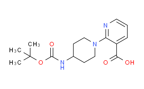 CAS No. 1774904-60-7, 2-(4-((tert-Butoxycarbonyl)amino)piperidin-1-yl)nicotinic acid