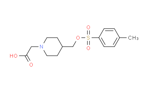 CAS No. 1353946-69-6, 2-(4-((Tosyloxy)methyl)piperidin-1-yl)acetic acid