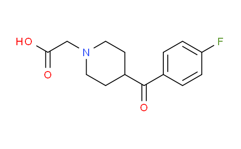 CAS No. 1419957-25-7, 2-(4-(4-Fluorobenzoyl)piperidin-1-yl)acetic acid