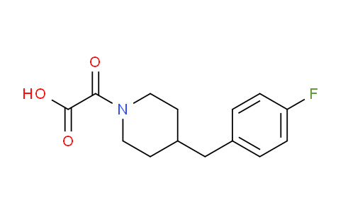 CAS No. 496054-85-4, 2-(4-(4-Fluorobenzyl)piperidin-1-yl)-2-oxoacetic acid