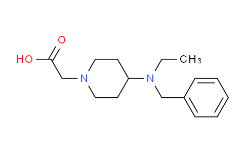 CAS No. 1353951-40-2, 2-(4-(Benzyl(ethyl)amino)piperidin-1-yl)acetic acid