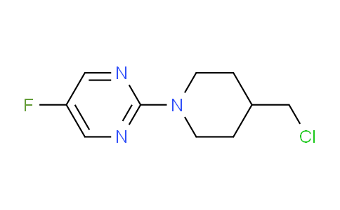 CAS No. 1353966-24-1, 2-(4-(Chloromethyl)piperidin-1-yl)-5-fluoropyrimidine