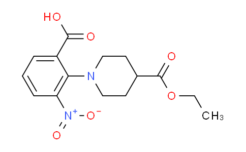 CAS No. 942474-88-6, 2-(4-(Ethoxycarbonyl)piperidin-1-yl)-3-nitrobenzoic acid