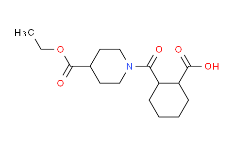 CAS No. 941442-68-8, 2-(4-(Ethoxycarbonyl)piperidine-1-carbonyl)cyclohexanecarboxylic acid