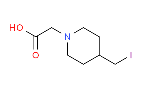 CAS No. 1353946-27-6, 2-(4-(Iodomethyl)piperidin-1-yl)acetic acid