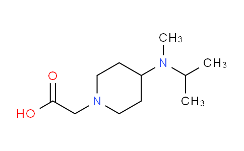CAS No. 1353973-41-7, 2-(4-(Isopropyl(methyl)amino)piperidin-1-yl)acetic acid