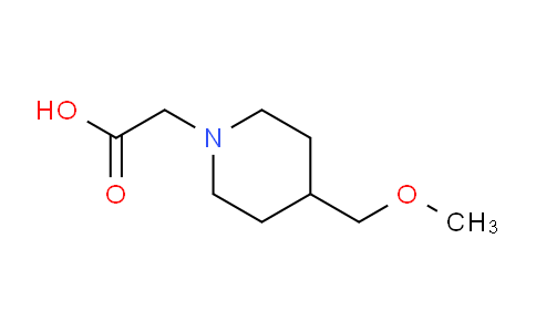 CAS No. 1353975-18-4, 2-(4-(Methoxymethyl)piperidin-1-yl)acetic acid