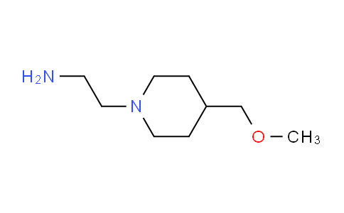 CAS No. 1353962-75-0, 2-(4-(Methoxymethyl)piperidin-1-yl)ethanamine