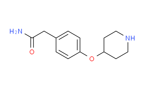 CAS No. 902837-02-9, 2-(4-(Piperidin-4-yloxy)phenyl)acetamide