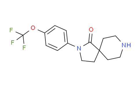 CAS No. 1255650-21-5, 2-(4-(Trifluoromethoxy)phenyl)-2,8-diazaspiro[4.5]decan-1-one