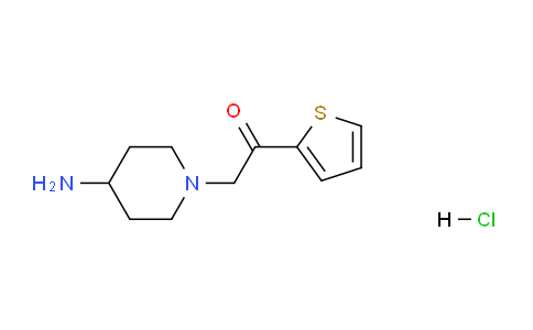 CAS No. 1261232-67-0, 2-(4-Aminopiperidin-1-yl)-1-(thiophen-2-yl)ethanone hydrochloride