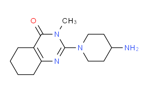 CAS No. 1707399-75-4, 2-(4-Aminopiperidin-1-yl)-3-methyl-5,6,7,8-tetrahydroquinazolin-4(3H)-one