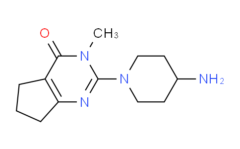 CAS No. 1707394-44-2, 2-(4-Aminopiperidin-1-yl)-3-methyl-6,7-dihydro-3H-cyclopenta[d]pyrimidin-4(5H)-one