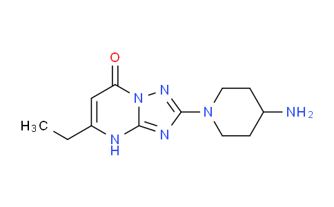 CAS No. 1707399-17-4, 2-(4-Aminopiperidin-1-yl)-5-ethyl-[1,2,4]triazolo[1,5-a]pyrimidin-7(4H)-one