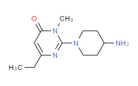 CAS No. 1713639-51-0, 2-(4-Aminopiperidin-1-yl)-6-ethyl-3-methylpyrimidin-4(3H)-one