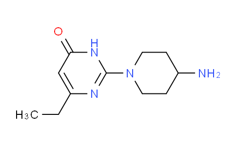 CAS No. 1240678-31-2, 2-(4-Aminopiperidin-1-yl)-6-ethylpyrimidin-4(3H)-one