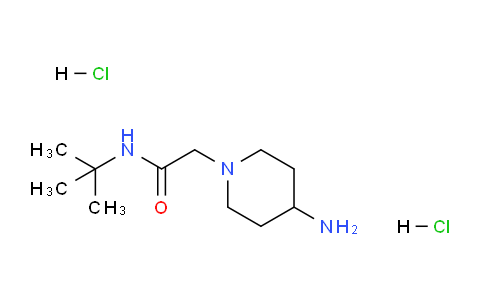 CAS No. 1332531-47-1, 2-(4-Aminopiperidin-1-yl)-N-(tert-butyl)acetamide dihydrochloride