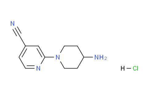 CAS No. 1185309-64-1, 2-(4-Aminopiperidin-1-yl)isonicotinonitrile hydrochloride