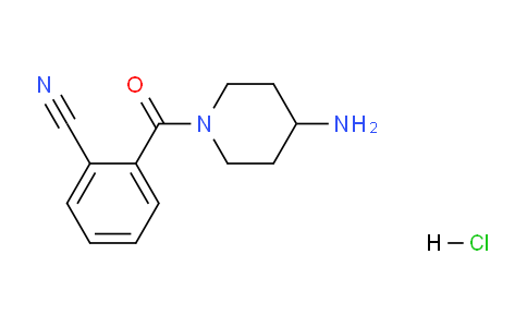 CAS No. 1286273-96-8, 2-(4-Aminopiperidine-1-carbonyl)benzonitrile hydrochloride