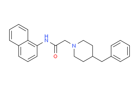 CAS No. 332114-59-7, 2-(4-Benzylpiperidin-1-yl)-N-(naphthalen-1-yl)acetamide