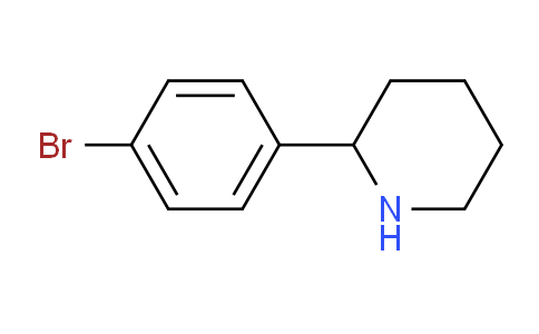 CAS No. 383128-14-1, 2-(4-Bromophenyl)piperidine