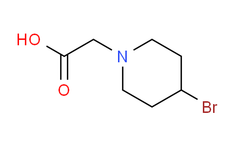 CAS No. 1353986-44-3, 2-(4-Bromopiperidin-1-yl)acetic acid