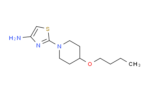 CAS No. 1365941-42-9, 2-(4-Butoxypiperidin-1-yl)thiazol-4-amine
