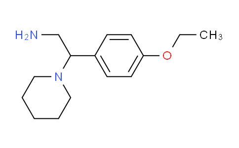 CAS No. 31466-52-1, 2-(4-Ethoxyphenyl)-2-(piperidin-1-yl)ethanamine