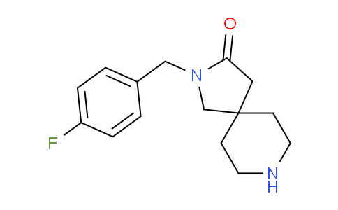 CAS No. 1501339-20-3, 2-(4-Fluorobenzyl)-2,8-diazaspiro[4.5]decan-3-one