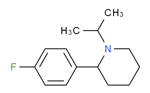 CAS No. 1355214-51-5, 2-(4-Fluorophenyl)-1-isopropylpiperidine