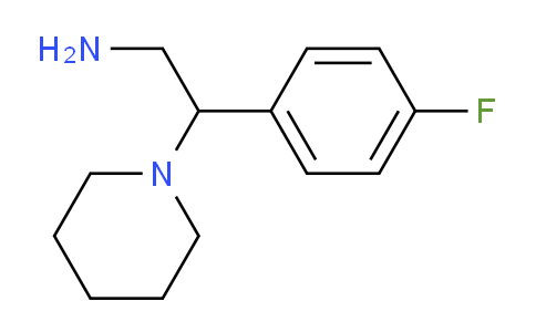 CAS No. 876710-67-7, 2-(4-Fluorophenyl)-2-(piperidin-1-yl)ethanamine