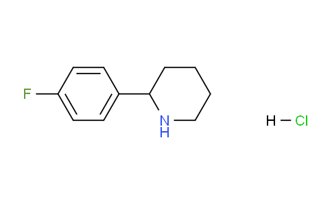 CAS No. 1187174-10-2, 2-(4-Fluorophenyl)piperidine hydrochloride