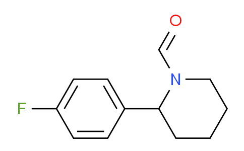 CAS No. 1355173-54-4, 2-(4-Fluorophenyl)piperidine-1-carbaldehyde