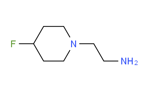 CAS No. 477576-97-9, 2-(4-Fluoropiperidin-1-yl)ethanamine