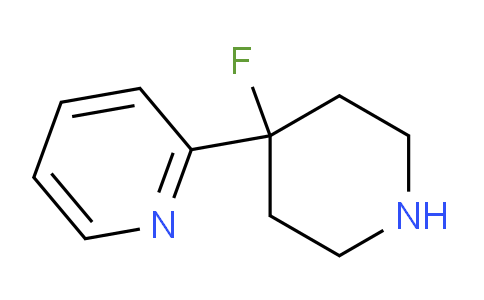 CAS No. 853576-43-9, 2-(4-Fluoropiperidin-4-yl)pyridine