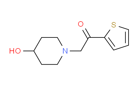 CAS No. 1248035-93-9, 2-(4-Hydroxypiperidin-1-yl)-1-(thiophen-2-yl)ethanone