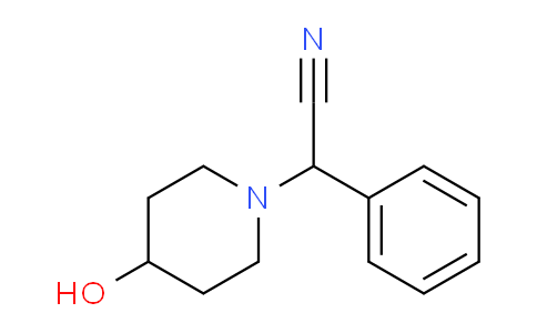 CAS No. 1018437-11-0, 2-(4-Hydroxypiperidin-1-yl)-2-phenylacetonitrile