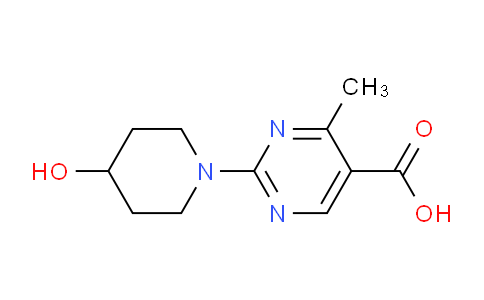 CAS No. 1355217-85-4, 2-(4-Hydroxypiperidin-1-yl)-4-methylpyrimidine-5-carboxylic acid