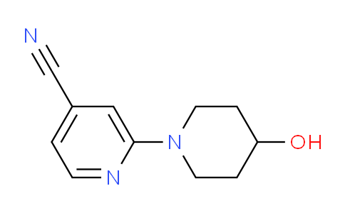 CAS No. 939986-84-2, 2-(4-Hydroxypiperidin-1-yl)isonicotinonitrile