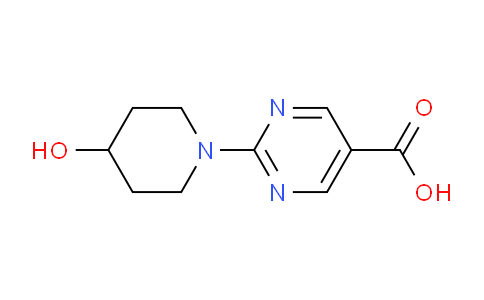 CAS No. 1116339-69-5, 2-(4-Hydroxypiperidin-1-yl)pyrimidine-5-carboxylic acid
