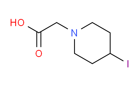 CAS No. 1353975-10-6, 2-(4-Iodopiperidin-1-yl)acetic acid