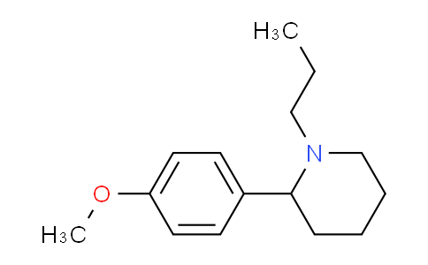 CAS No. 1355206-92-6, 2-(4-Methoxyphenyl)-1-propylpiperidine