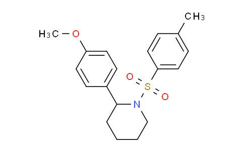 CAS No. 104375-73-7, 2-(4-Methoxyphenyl)-1-tosylpiperidine