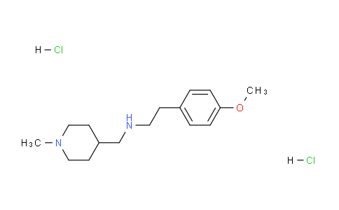 CAS No. 1185299-54-0, 2-(4-Methoxyphenyl)-N-((1-methylpiperidin-4-yl)methyl)ethanamine dihydrochloride