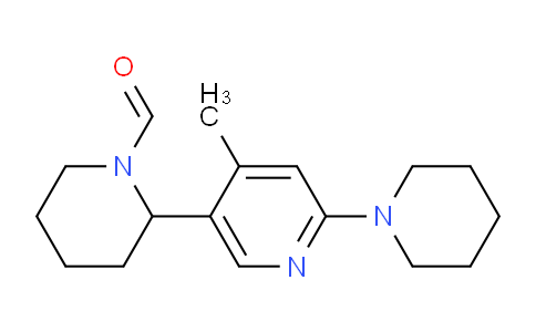 CAS No. 1352520-67-2, 2-(4-Methyl-6-(piperidin-1-yl)pyridin-3-yl)piperidine-1-carbaldehyde