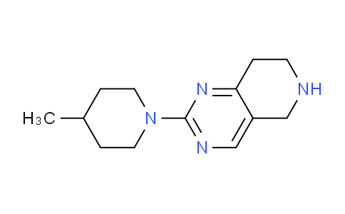 CAS No. 1110986-54-3, 2-(4-Methylpiperidin-1-yl)-5,6,7,8-tetrahydropyrido[4,3-d]pyrimidine